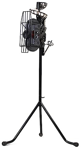 Furlihong 636BHA Lanzadora de Béisbol y Críquet – Ángulo, Velocidad e Intervalo Ajustables, 40–68 mph, Compatible con Pelotas Regulares, Entrenamiento y Coaching