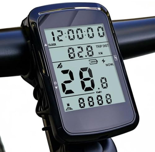 BlesConi Smart GPS Computer per bicicletta wireless, schermo grande da 2,4 pollici, 28 ore di autonomia, porta di tipo C, navigazione multi-sistema per ciclismo all'aperto