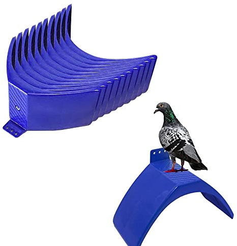 PeSandy Dove Rest Stand, 10 PCS Lightweight Pigeons Rest Stand Bird Perches for Dove Pigeon and Other Birds, Durable Plastic Pigeon Perches Roost Bird Dwelling Stand Support Cage Accessories