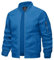 KEFITEVD Jacke Herren Dünn Leicht Übergangsjacke Sommer Herbst Bomber Blouson Männer Bomberjacke Übergang Baseball Jacke Stehkragen Blau-Grün L