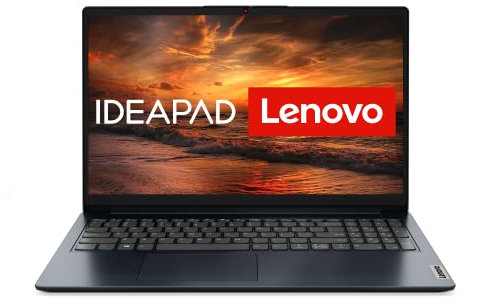 Lenovo IdeaPad Slim 1i Laptop | 15,6 Full HD Display | Intel Celeron N4120 | 4GB RAM | 128GB SSD | Intel UHD 600 Grafik | Win11 Home | QWERTZ | blau | inkl. Microsoft 365 | 3 Monate Premium Care
