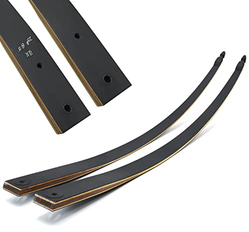OUBOTER Black Hunter Longbow Limbs Replacement 20lb 25lb 30lb 35lb 40lb 45lb 50lb 55lb 60lb Archery Takedown Longbow Hunting (35)