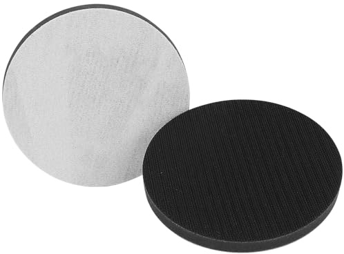 NuoDunco Interface Mousse Pads-125mm Tampon de Remplacement 2Pc Disque Abrasif pour Ponceuse Orbitale/Excentrique