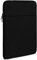 moex Tablet Hülle für Samsung Galaxy Tab S10 Ultra Tasche mit Reißverschluss und Fach für Zubehör, Nylon Stoff Sleeve weich Gepolstert, Schutzhülle Minimalistisch Dash Case, Schwarz