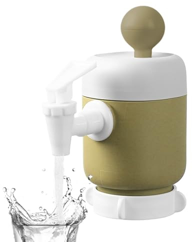 Bomba Dispensadora para Botellas De Agua | Bomba Manual De Agua con Pitorro A Presión | Recambios para Garrafas De Agua De 4 litros para Viajes Hogar Escuela Estudio