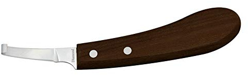 Diamond Farrier RH Right Hand NarrBlade Hoof Knife, Narrow, Plain
