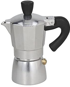 Tognana Mirror - Cafetera Moka, 0,5 taza, aluminio, gris