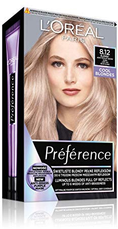 L'Oréal Paris Préférence 8.12 ALASKA Haarfarbe Helle Popelate Beige Blond