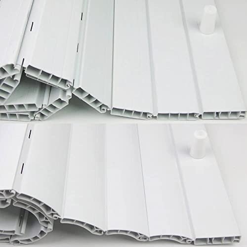 Stores enroulables en PVC | Lame courbe ou droite | Personnalisables en dimensions et couleurs | P T PERTONI TENDE (Largeur 50 cm x 100 cm Longueur)