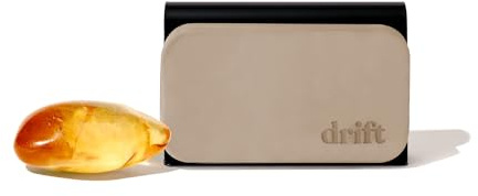 Drift Car Air Freshener - Stone Air Freshener Car Odor Eliminator - Long Lasting Scent - Auto Accessories - Metal Clip - Essential Oils - Clean Ingredients - Amber Scent Starter Kit