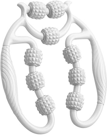 Rullo Muscolare per Gambe, Muscolare Rullo 3D, 9 Ruote Massaggiatore Anticellulite per Collo Spalla, Rullo Massaggio Muscolare Fitness, Gambe Massager Roller, Ruotare Di 360 Gradi Senza Intoppi