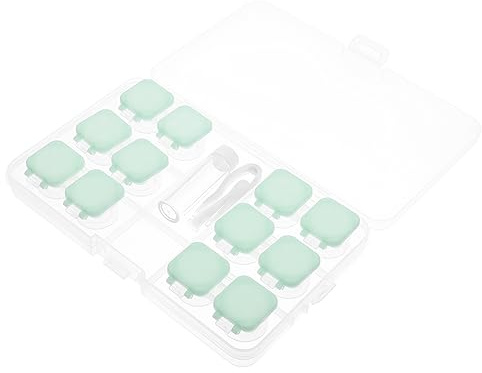 SHERCHPRY 2juegos Caja Cuidado De Lentes De Contacto Transparente Contenedor Portátil para Lentes De Contacto Accesorio Cuidado Vista para Llevar La Bolsa