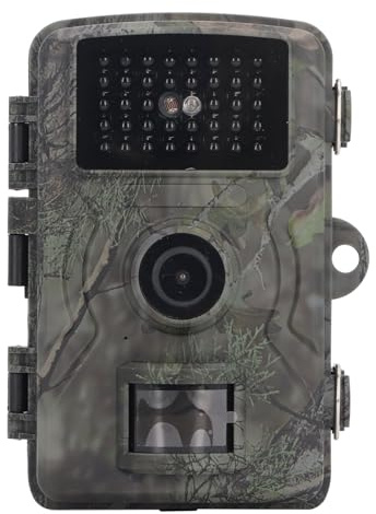 Tbest Trail Camera HD 1080p 16MP Infrarrojo de Detección de Movimiento Nocturno IP66 Caza Impermeable para Monitoreo de Vida Silvestre