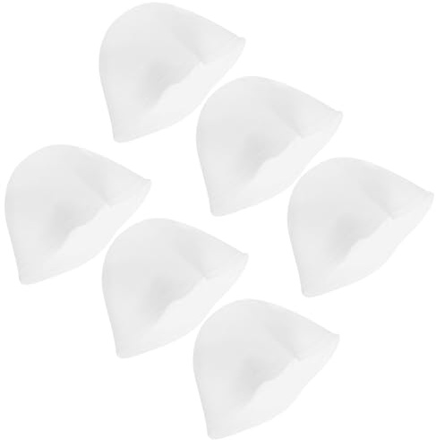 WEKADRIN Gorra para Mechas de Silicona Reutilizable, 6 Piezas, sin Perforaciones, Cómoda y Ajustable, Accesorios para Teñir el Cabello, Adecuado para Salón y Uso Doméstico