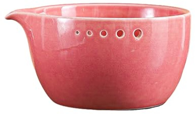 Zkydhbd Elegante ciotola giapponese in ceramica per tritacarne aglio per una separazione efficiente delle foglie e cucina moderna design macina aglio gadget da cucina separatore foglie efficiente