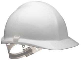 Centurion S01CWA Classic Safety Helmet, Full Peak Slip Non-Vented, White