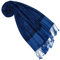 Lorenzo Cana Marken Pashmina Damenschal gewebtes Paisleymuster Damastwebart 70 cm x 180 cm Naturfaser Modal Schaltuch Schal Tuch Blau 9328777
