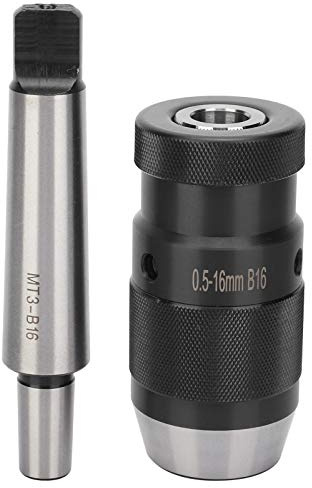 Mandrin de perçage sans clé MT3-B16, montage conique réglable de 0,5 à 16 mm à 3 mors pour tours fraiseuse perceuse