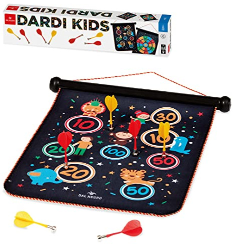 Dal Negro - Dardi kids, freccette magnetiche senza punta - Adatto per bambini 6+ da 1 o più giocatori.
