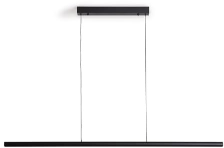 LEDKIA LIGHTING Lampada a Sospensione Lineare LED 30W Alluminio CCT Selezionabile Denzel No Flicker Nero Selezionabile (Caldo-Naturale-Freddo) 2800K - 3800K - 5000K