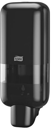 Tork Dispenser sapone e disinfettante, nero, S4, compatibile con ricariche in schiuma, liquido e gel, linea Elevation, 564508