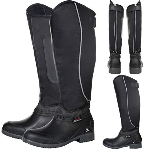 HKM Canada - Stivali da equitazione, taglia 36, colore: Nero