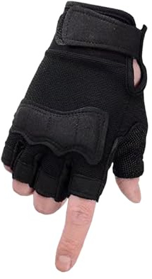 JIAHG Jungen Halbfinger Handschuhe Fahrradhandschuhe Mädchen Fingerlos Fäustlinge Anti-Rutsch, Atmungsaktiv Sommer Gloves Sporthandschuhe Traininghandschuhe