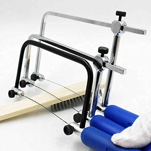 Vogueing Tool Scie à chantourner professionnelle réglable avec poignée en bois pour bijoux, cadre de scie à bijoux (ASB300)