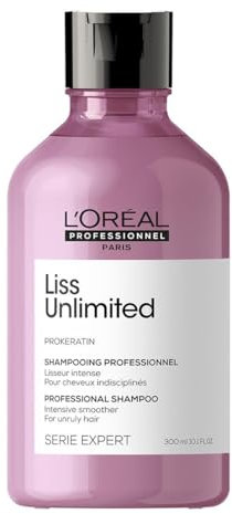 L’Oréal Professionnel | Shampoo, For Rebellious & Frizzy Hair Hair, Serie Expert Liss Unlimited, 300 ml