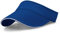 VSUSN Unisex Visor Cap Sonnenhut Einstellbar Sommerhut mit Klettverschluss für Damen und Herren, Blau