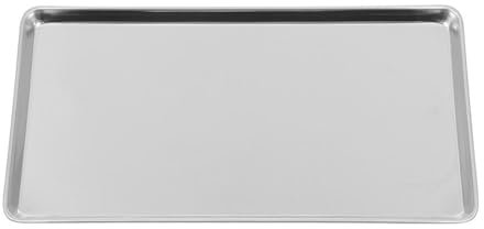 Housoutil Plateau De Service Rectangulaire En Acier Inoxydable, Plateaux De Service Four En Métal Pour La Cuisson à La Vapeur, Le Dressage, La Préparation Des Repas, La Pâtisserie Et La Récupération