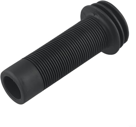 Oniissy Empuñaduras de manillar de bicicleta para niños y bicicletas de equilibrio, empuñaduras de goma de 98 mm con diseño antideslizante, paquete de 1 par en negro o rojo (negro)