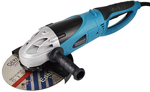 GERMANIA Winkelschleifer Ø 230 mm 2200 Watt 230 Volt mit Zusatzhandgriff für vibrationsarmes Arbeiten