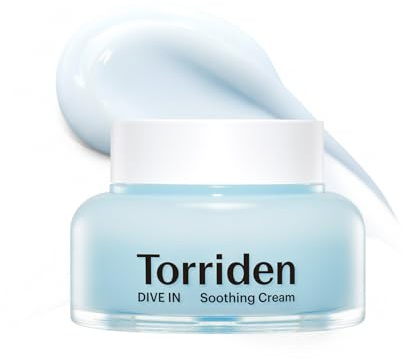 Torriden DIVE IN Hyaluronic Acid Soothing Cream 100ml (3.38 fl. oz) | Revitalizing Facial Moisturizer for Sensitive and Dry Skin | Hyaluronic Acid, Panthenol, Allantoin