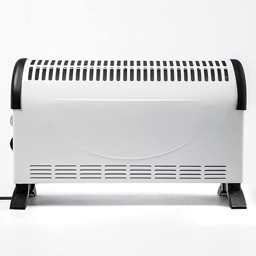 Elektrische Konvektions-Heizung 1800W Mobiles elektrisches Teelicht Energiesparende Raumheizung Heizkörper weiß