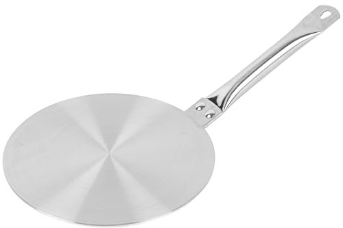 KARL HAUSMANN Induktion Adapter - Ø 24 cm - Induktionsadapterplatte aus Edelstahl - Platte für Induktionsherd - Adapterplatte - Induction Adapter - Induktionsplatte - Induktionsadapter - Metallplatte