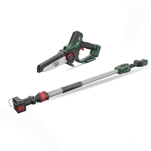 Webb ECO WEV20EXTPSBARE 20V 15cm (6″) Cordless Mini Chainsaw/Pruning Saw with Telescopic Pole Reach (Tool Only)