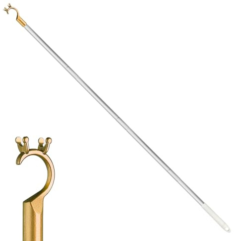 Barra per finestra sul tetto con ganci - Asta con ganci, barra per finestra sul tetto, asta con ganci per finestre, barra con ganci per tirare, prolunga per finestra, prolunga per maniglia di finestra