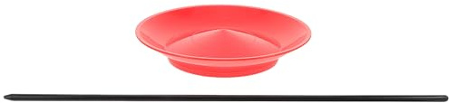 Homoyoyo Set da Giocoleria con Piatti da Festa del Circo Rossi e Bacchette Professionali, Attrezzatura per Spettacoli Teatrali e Intrattenimento, Giochi di Abilità Portatili per