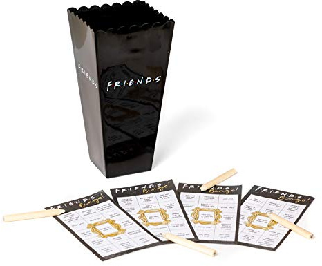 Paladone Friends TV Show Bingo Game - Play While Watching Your Favorite Show - Great Party Game, Red, PP8204FR