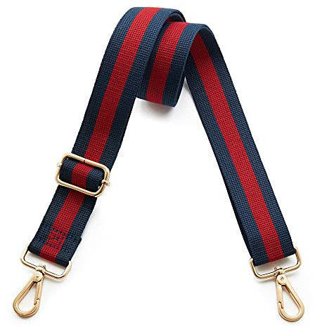 Purse Strap Replacement Crossbody Handbag Stripe… (Gold Buckle-27)