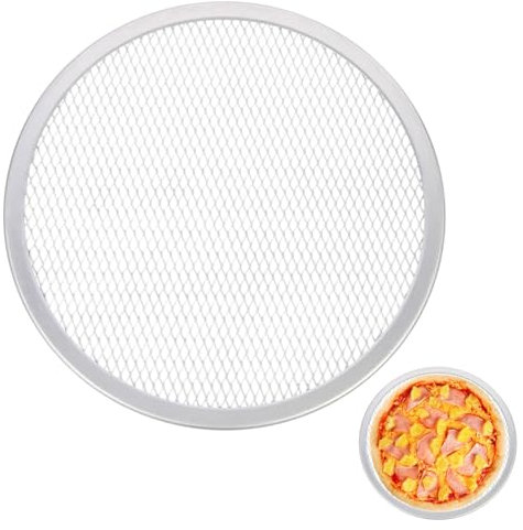 Veemoon Plaque à Pizza Perforée Aluminium Antiadhésive Pour Four Cuisson Maison Cuisine Multifonction