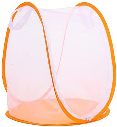 Habitat fjärilsnät, uppfödningsnät 33 x 37 cm för fjärilar | Pedagogiskt avelshus med dragkedja för - observationsleksak för flickor och pojkar