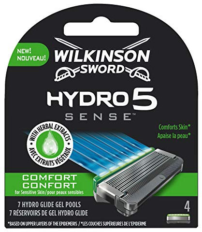 Wilkinson Rasierklingen Sword Hydro 5 Sense, 4 Stück