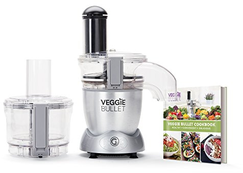 Veggie Bullet Electric Spiralizer & Food Processor, Silver