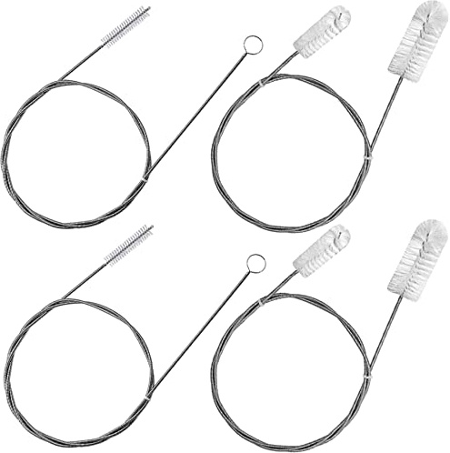 AUMUA 160cm Langes Aquarium Reinigungsbürste, Aquarium Reiniger Bürste Flexibel Doppelend Schlauchbürste Filterbürste für Aquarium Reinigung, Rohrbürste Rohrreinigungsbürste Abflussbürste