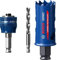 Bosch Professional 1x Expert Power Change Plus Lochsäge-Systemadapter (Ø 7,15 mm) + 1x Expert Tough Material Lochsäge (für Holz mit Metall, Ø 32 mm, Zubehör Schlagbohrmaschine)