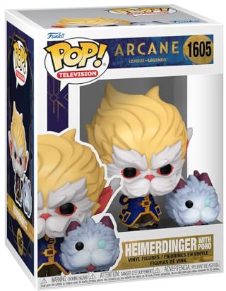 Funko Pop! TV: Arcane LOL– Heimerdinger with Poro - Arcane: League of Legends - Figura de Vinilo Coleccionable - Idea de Regalo- Mercancia Oficial - Juguetes para Niños y Adultos - TV Fans