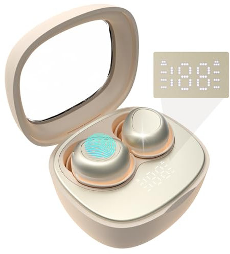 SANOTO Auriculares para Dormir, Auriculare Invisibles Bluetooth 5.4, Cascos para Dormir, 48 Horas Duración Auriculares Cancelacion Ruido, In Ear Auriculare Inalámbricos para Entrenamiento Deportivo