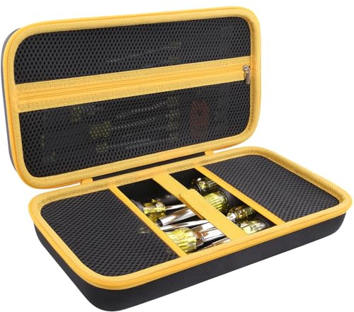 Khanka Hard Case for Klein Tools Screwdrivers, Compatible with Klein 80045, 85805, 85076, 32500, 32581, 32305,Heavy-Duty Storage Organizer for Klein/Dewalt/Stanley Screwdrivers (Case Only)